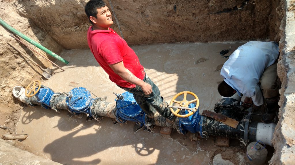 Instalación de válvulas automáticas